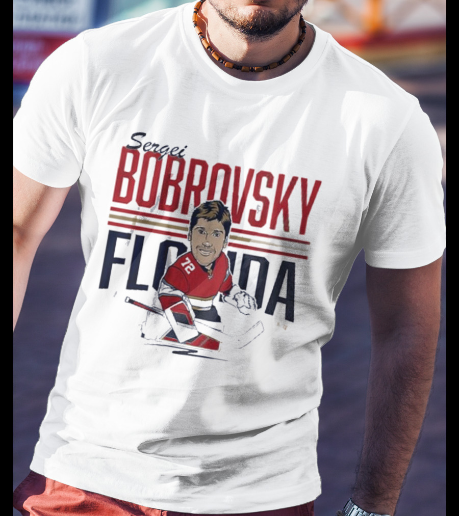 Sergei Bobrovsky Florida 72 Caricature T-Shirt