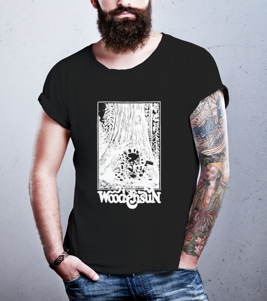 Woodensun Enchanted Realm Beneath The Giant Tree T-Shirt