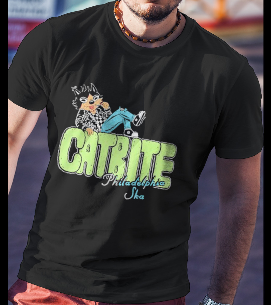 Cool Catbite Philadelphia Ska 2.0 Mineral Wash T-Shirt