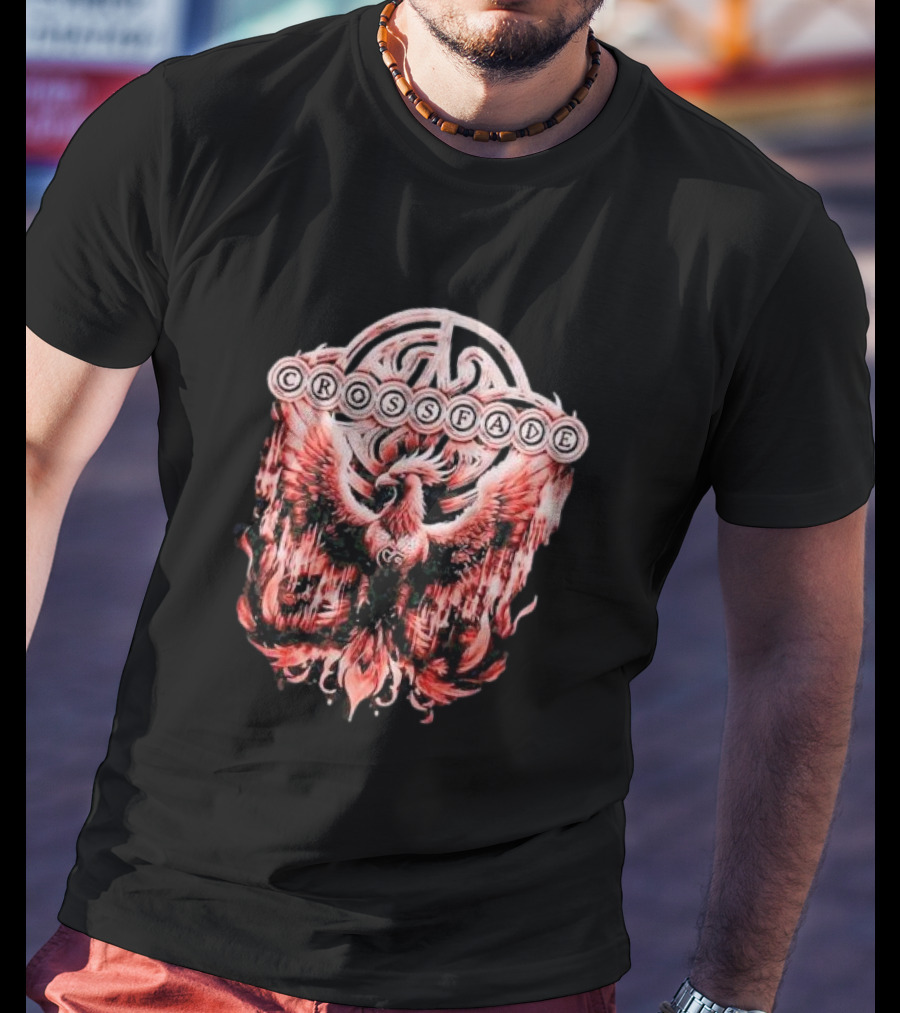 Crossfade Rising Phoenix Flame T-Shirt