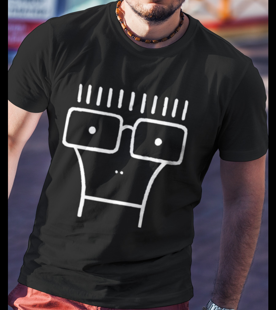 Descendents Milo Cartoon Face Drawing T-Shirt
