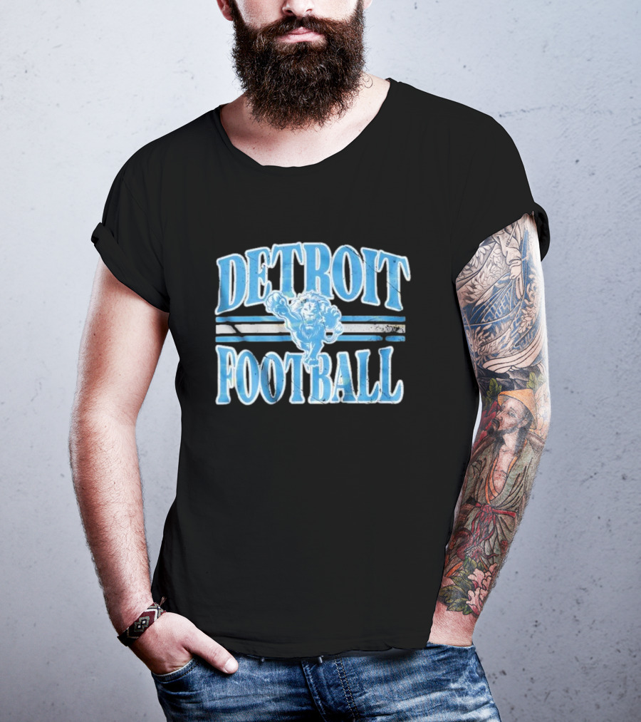 Detroit Lions Football Detroit Football T-Shirt