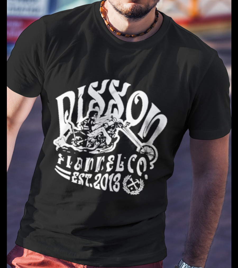 Dixxon Flannel Co 12 Over Est 2013 Motorcycle Rider T-Shirt