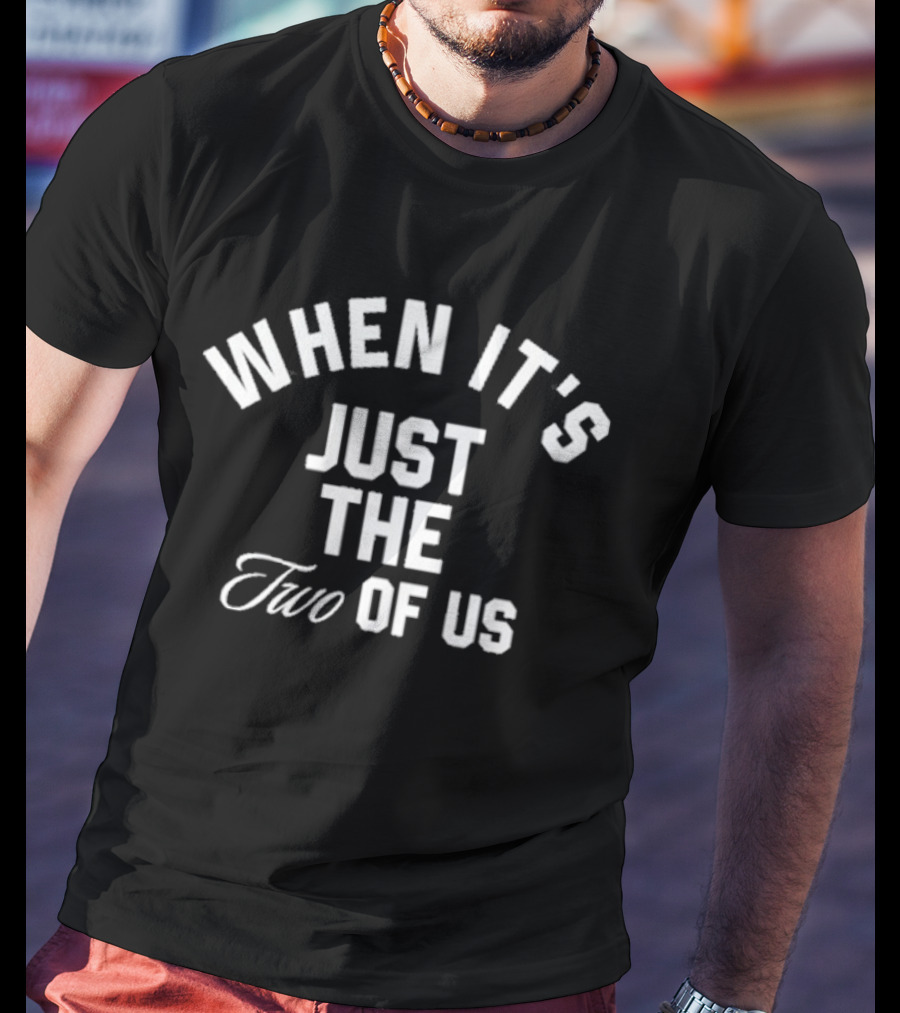 Finneas X Billie When It's Just The Two Of Us Text T-Shirt