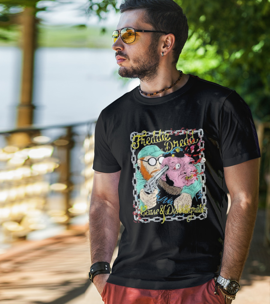 Freddie Dredd Cease And Disintegrate Piggy T-Shirt