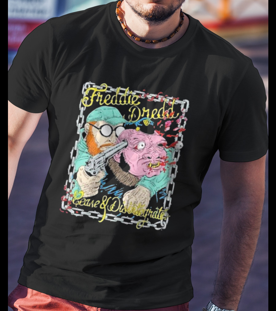Freddie Dredd Cease And Disintegrate Piggy T-Shirt
