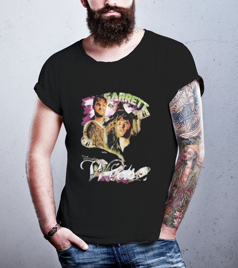 Garett Watts 90's Rap Style Bootleg Design Dollar Bills T-Shirt