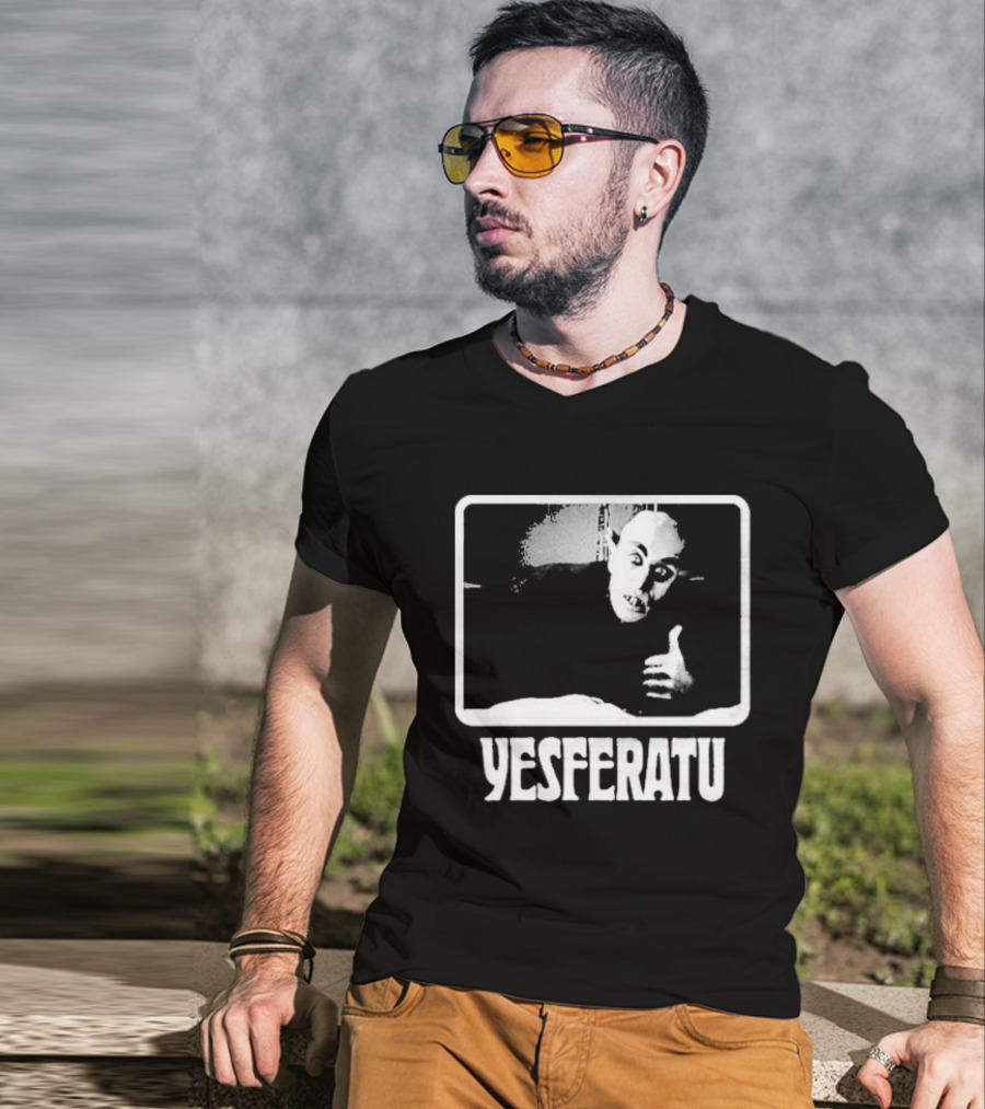 Seán Ono Lennon Yesferatu Nosferatu Vampire Thumbs Up T-Shirt