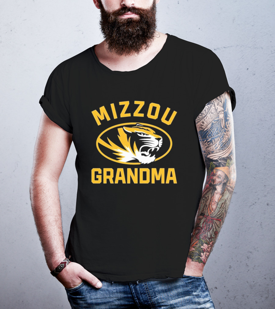 Mizzou Grandma Tiger Head T-Shirt