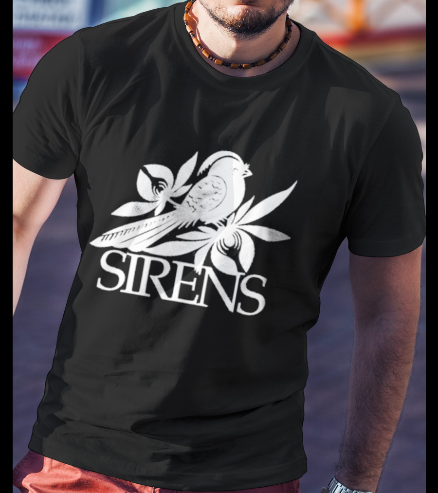 Sirens Bird Logo Black T-Shirt