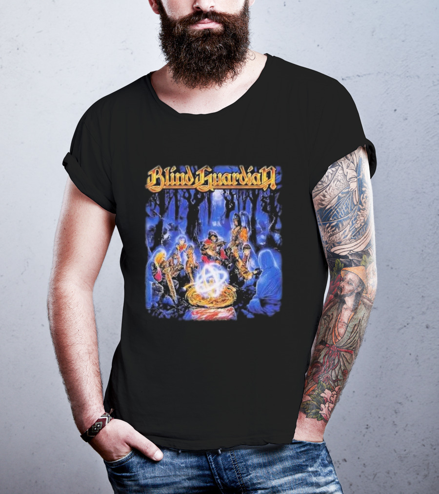 Blind Guardian Imagination From The Other Side Album Art Fantasy Gathering T-Shirt