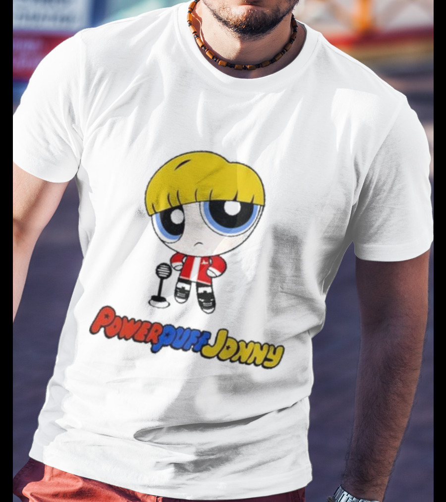 Powerpuff Johnny Microphone T-Shirt
