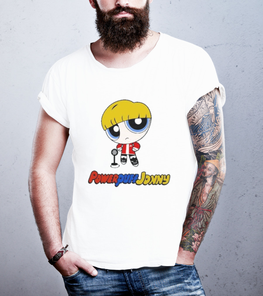 Powerpuff Johnny Microphone T-Shirt