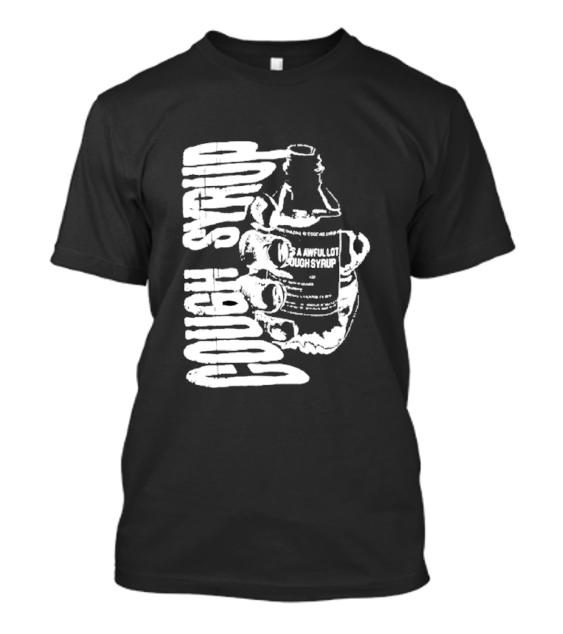 Awful Lot Of Cough Syrup Warning Bottle T-Shirt