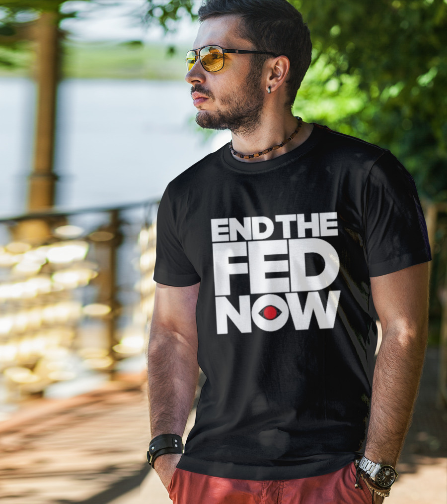 End The Fed Now Bitcoin Magazine T-Shirt