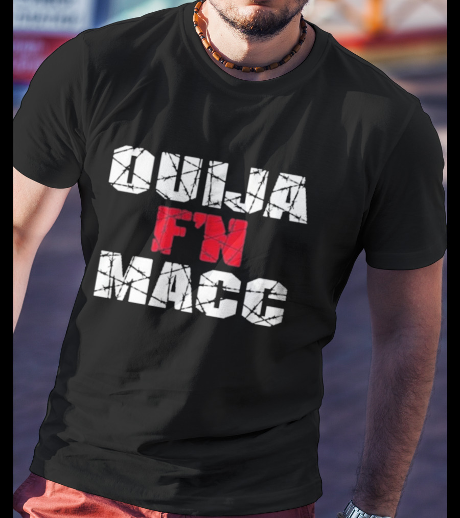Ouija F’n Macc Grungy White T-Shirt