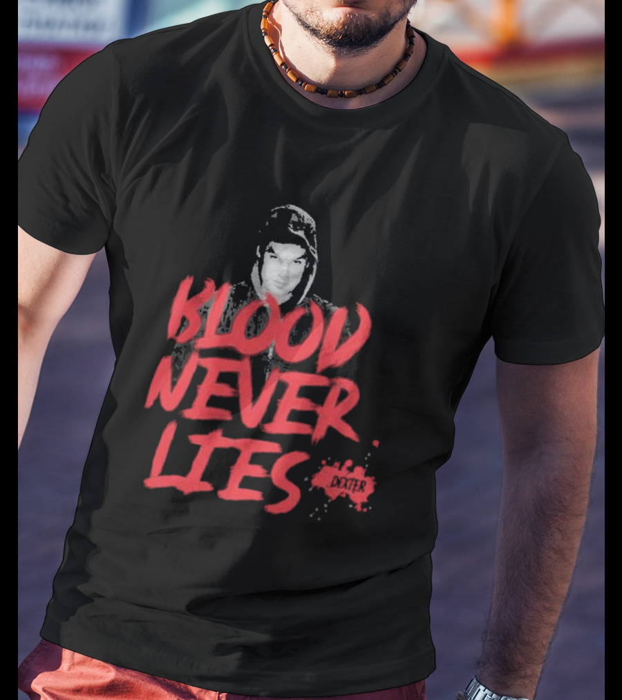 Dexter Blood Never Lies Spatter T-Shirt