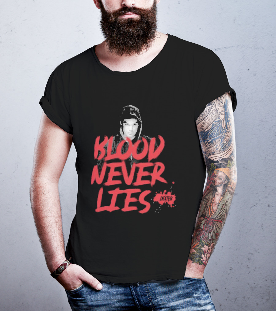 Dexter Blood Never Lies Spatter T-Shirt