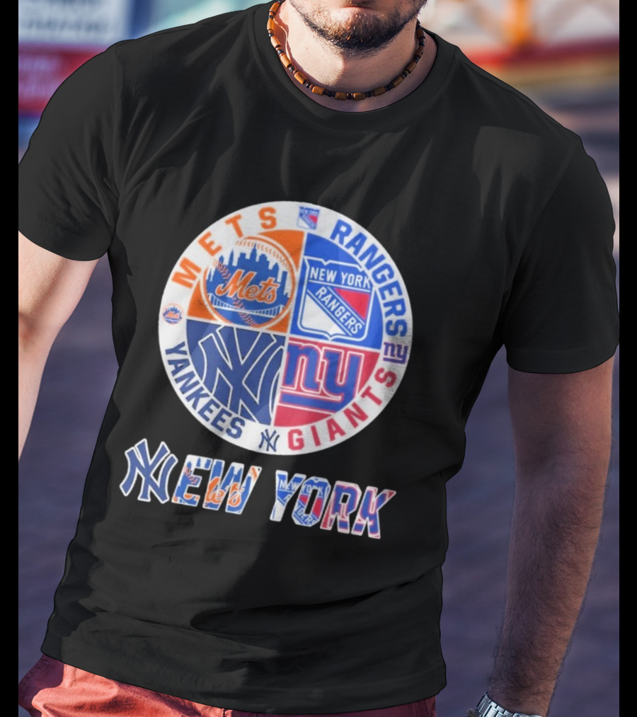 Mets Rangers Giants Yankees New York T-Shirt