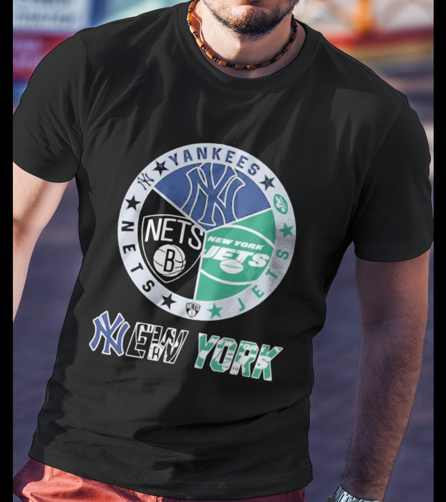 New York Yankees Nets Jets Yankees Nets Jets T-Shirt
