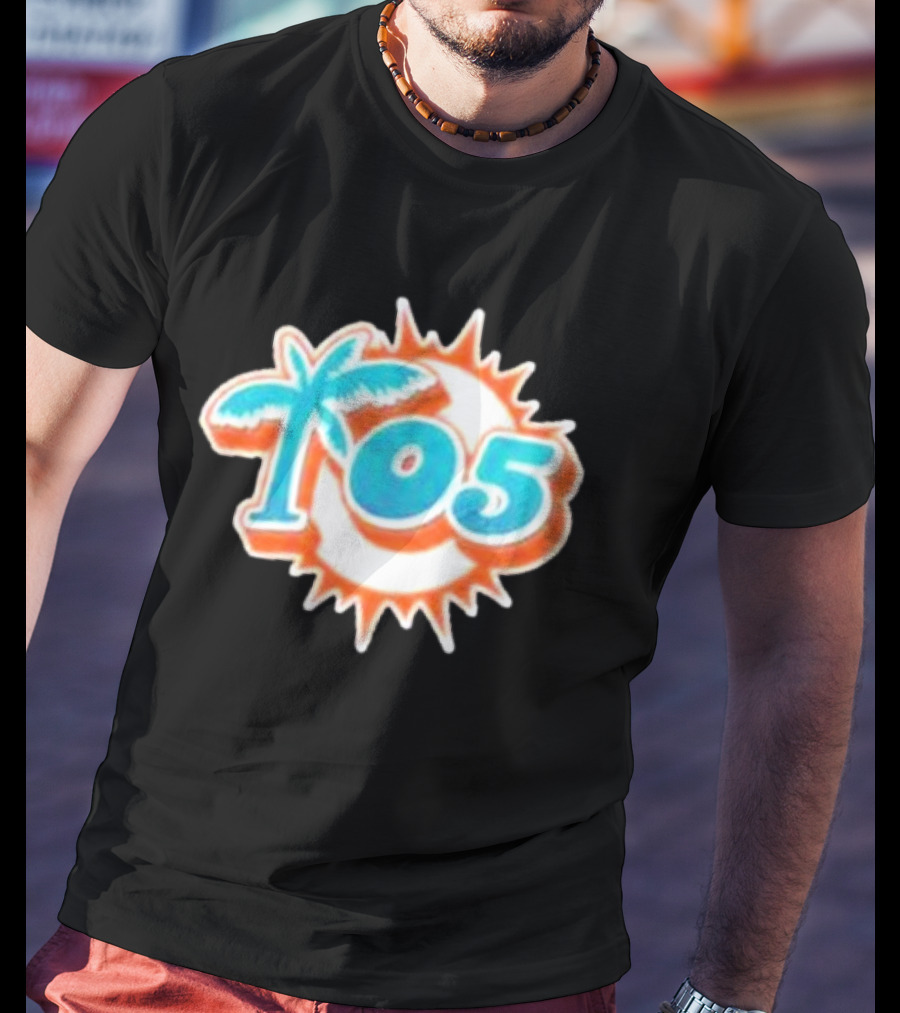 T05 Treeofive Tree O Five Miami Dolphins Retro Zip Up T-Shirt