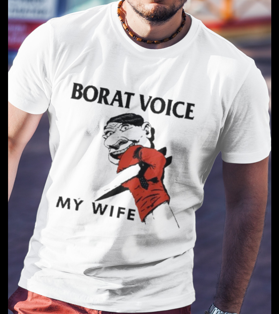 Matt Skiba Borat Voice My Wife Comic T-Shirt