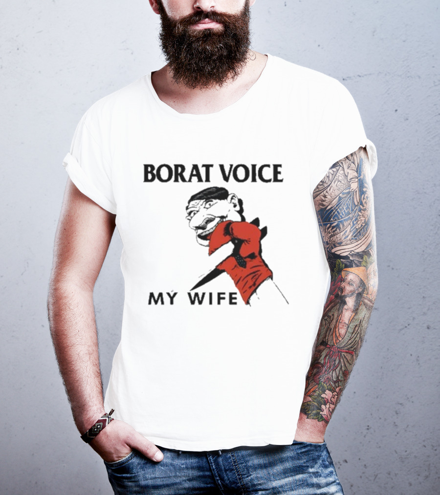 Matt Skiba Borat Voice My Wife Comic T-Shirt