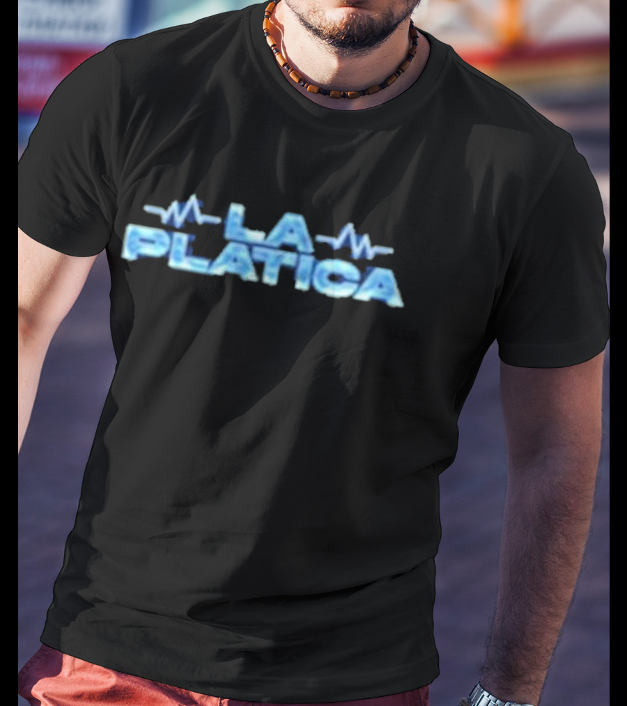 La Platica Podcast New Audio Wave T-Shirt