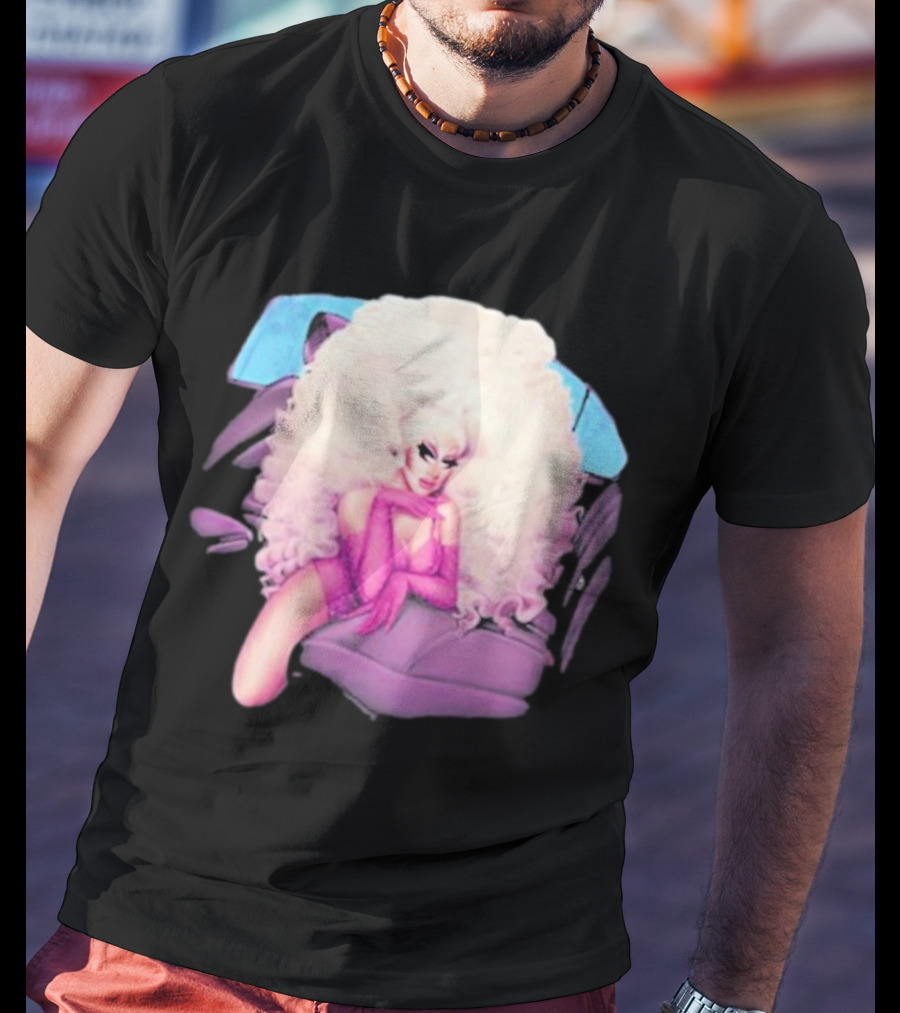 Trixie Mattel Glamorous Blonde Drag In Backseat T-Shirt