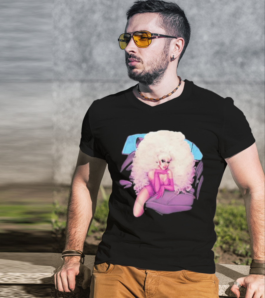 Trixie Mattel Glamorous Blonde Drag In Backseat T-Shirt