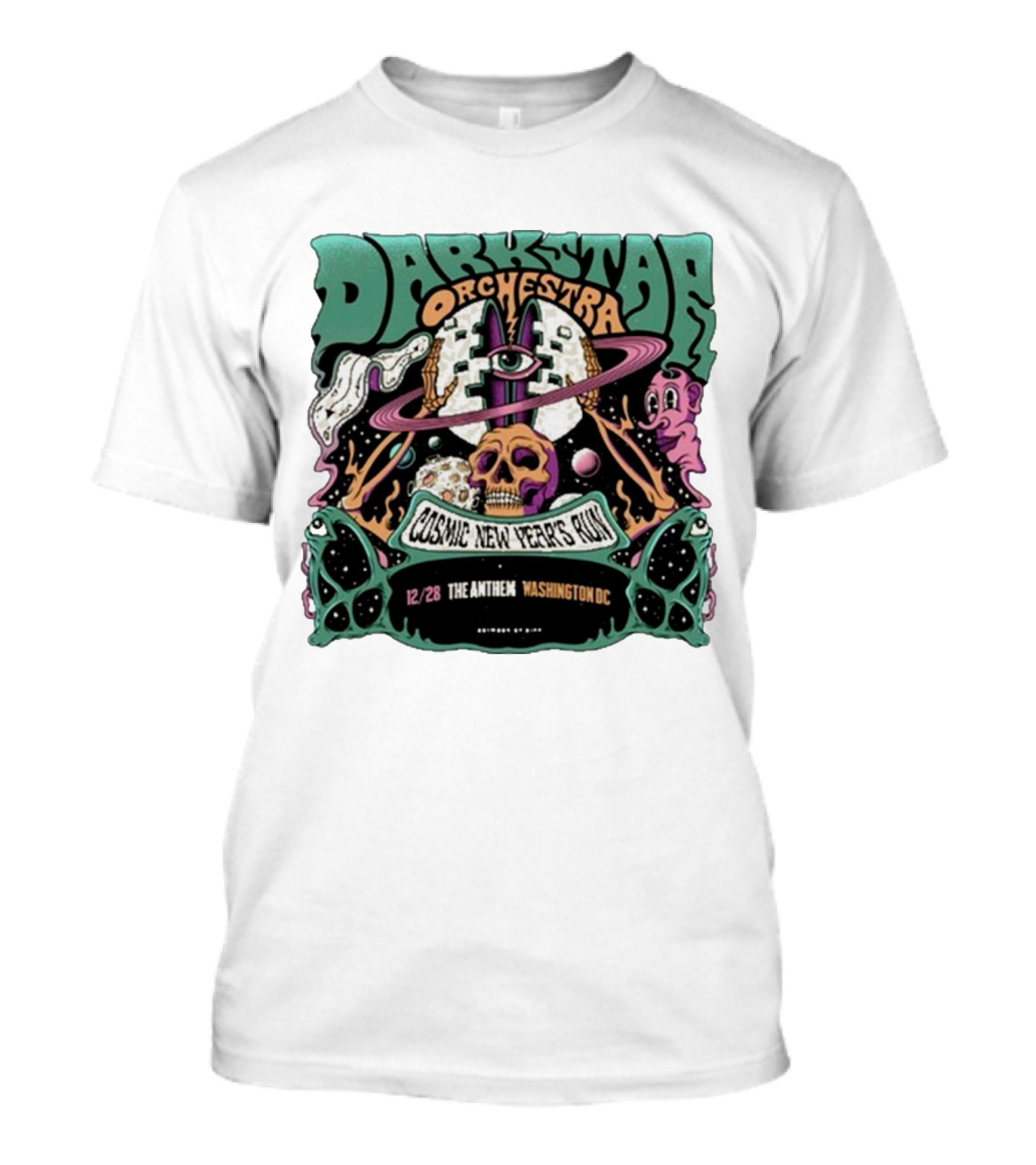 Dark Star Orchestra Cosmic New Year's Run 12/28 The Anthem Washington DC T-Shirt