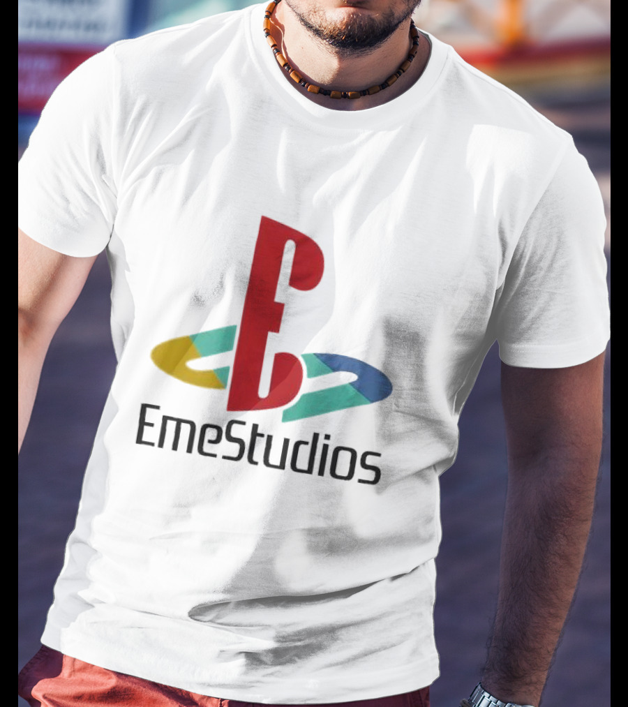 EmeStudios Play Logo With Classic Gaming T-Shirt