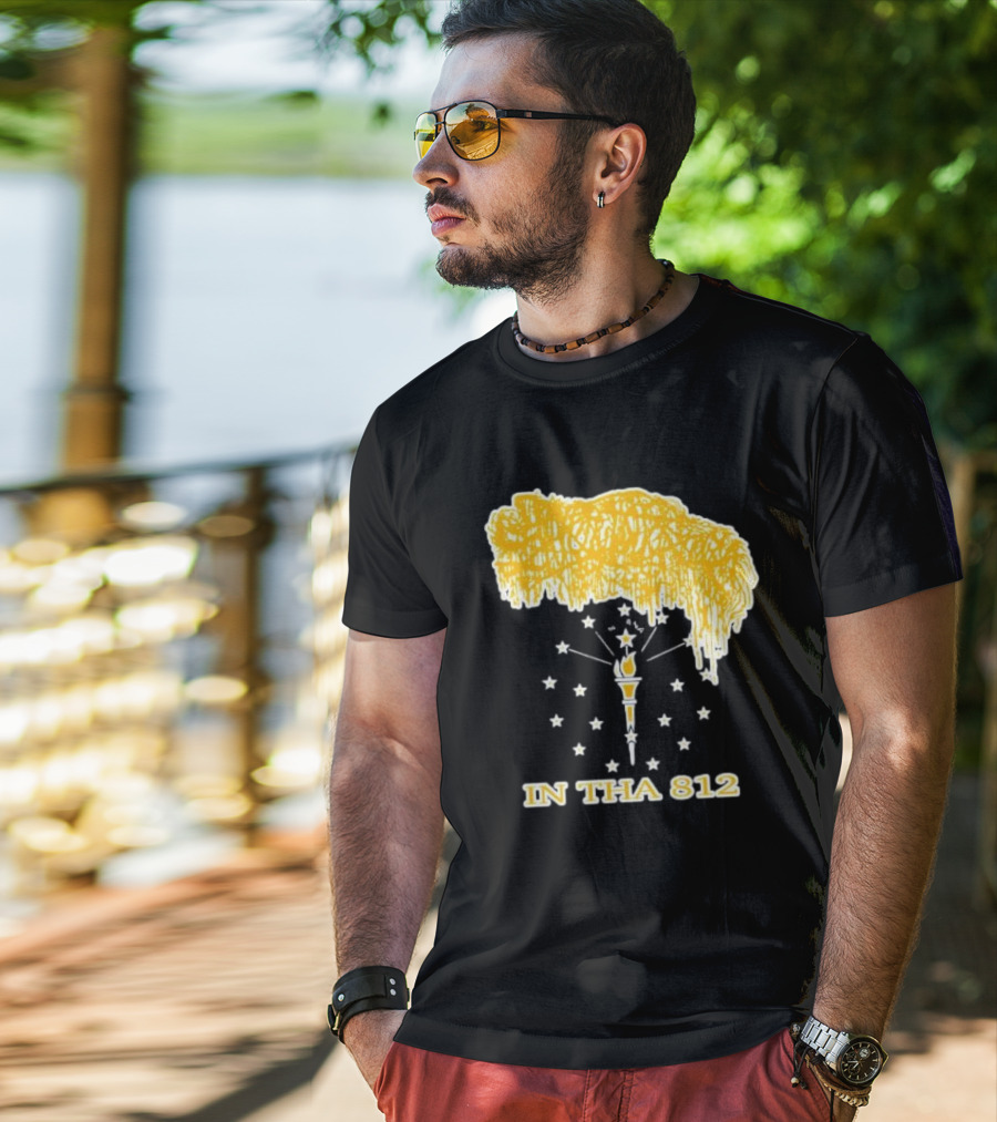 Indiana In Tha 812 Stars Torch Noodles T-Shirt