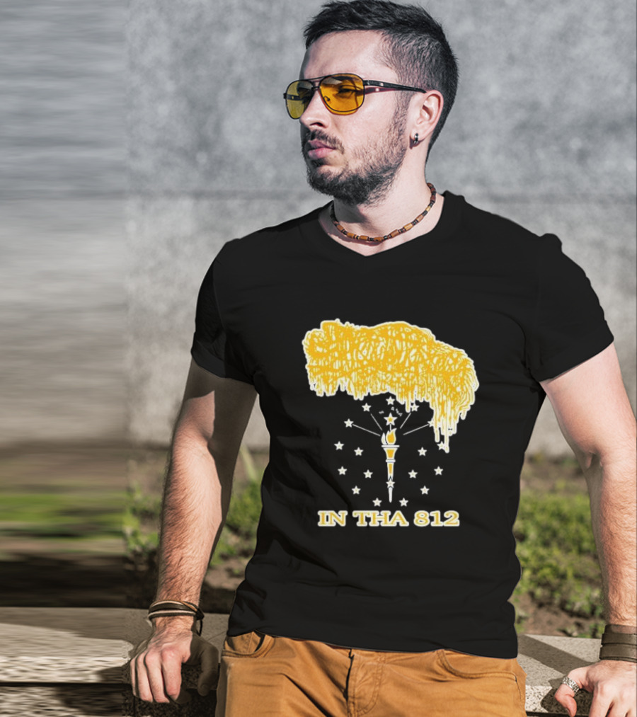 Indiana In Tha 812 Stars Torch Noodles T-Shirt