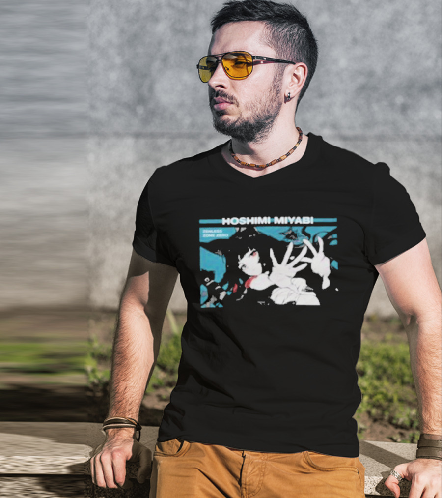 Hoshimi Miyabi Zenless Zone Zero Anime Character T-Shirt