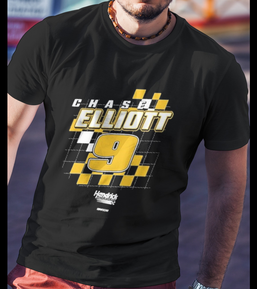 Chase Elliott #9 Hendrick Motorsports NASCAR Racing Graphics T-Shirt