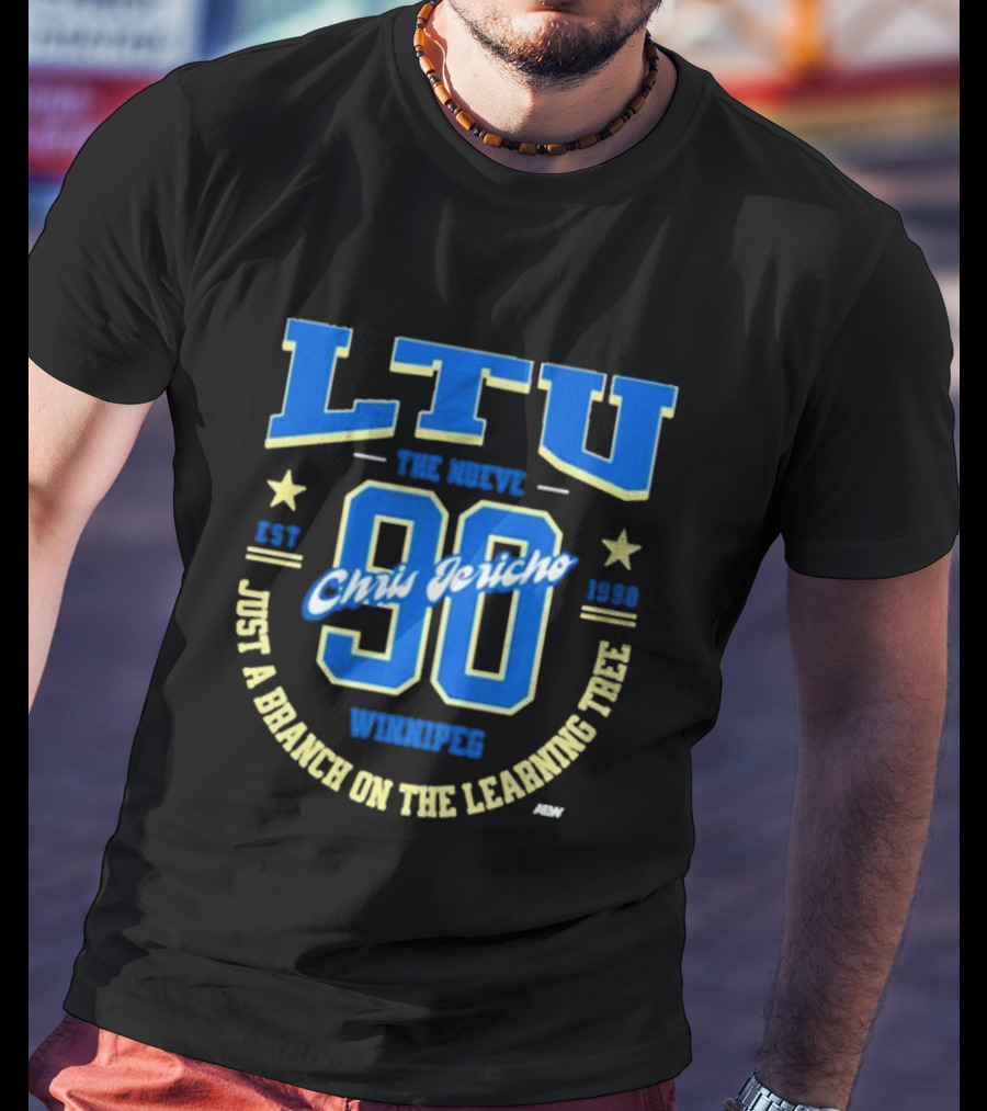 LTU Chris Jericho The Nuevo 90 Winnipeg Just A Branch On The Learning Tree Est 1990 T-Shirt