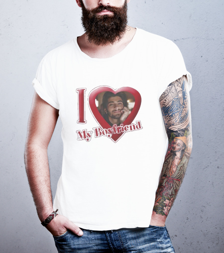 I Heart My Boyfriend Zayn Malik One Direction T-Shirt