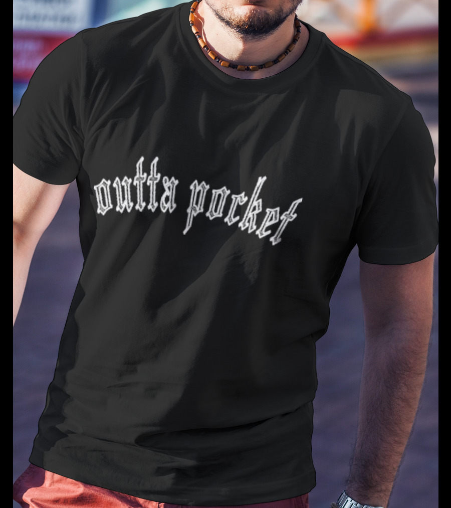 365 Outta Pocket Gothic Text T-Shirt