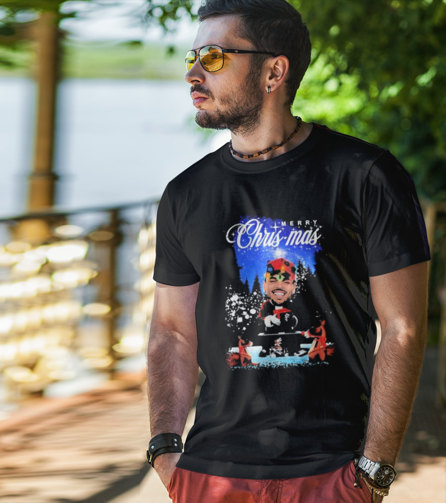 Merry Christmas Chris-Mas Santa DJ Scene T-Shirt
