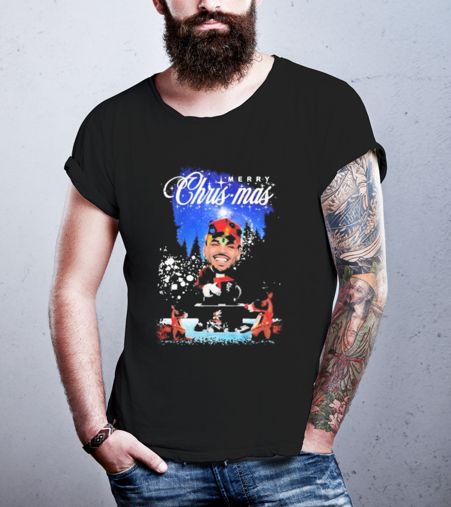 Merry Christmas Chris-Mas Santa DJ Scene T-Shirt