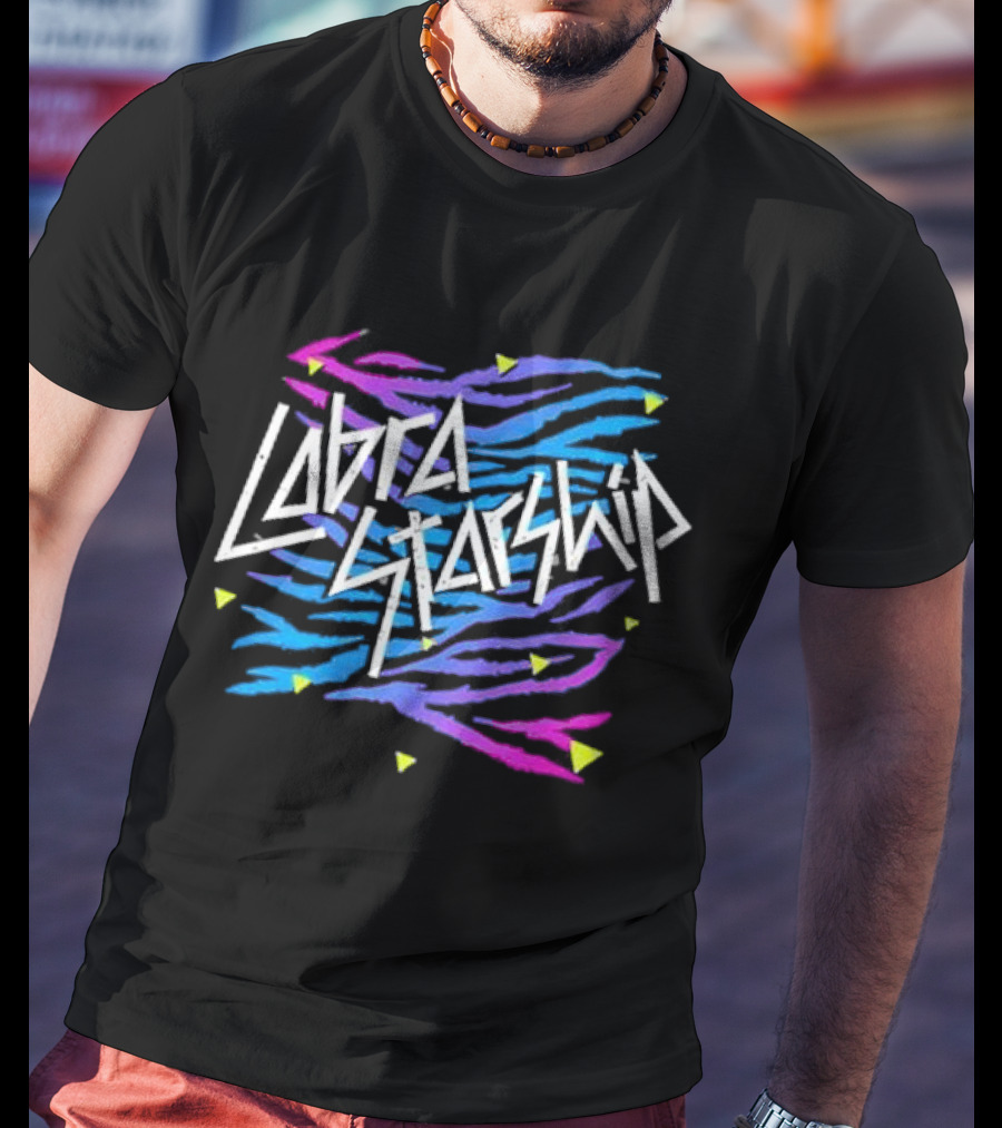 Cobra Starship Neon Zebra Print Tour T-Shirt