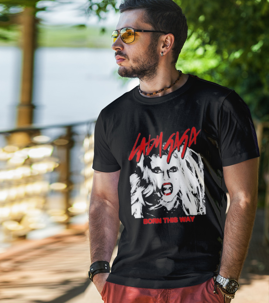Lady Gaga Born This Way Artwork T-Shirt