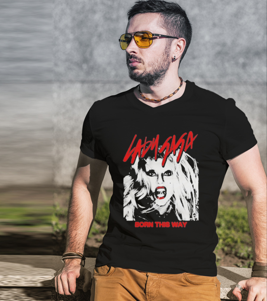 Lady Gaga Born This Way Artwork T-Shirt