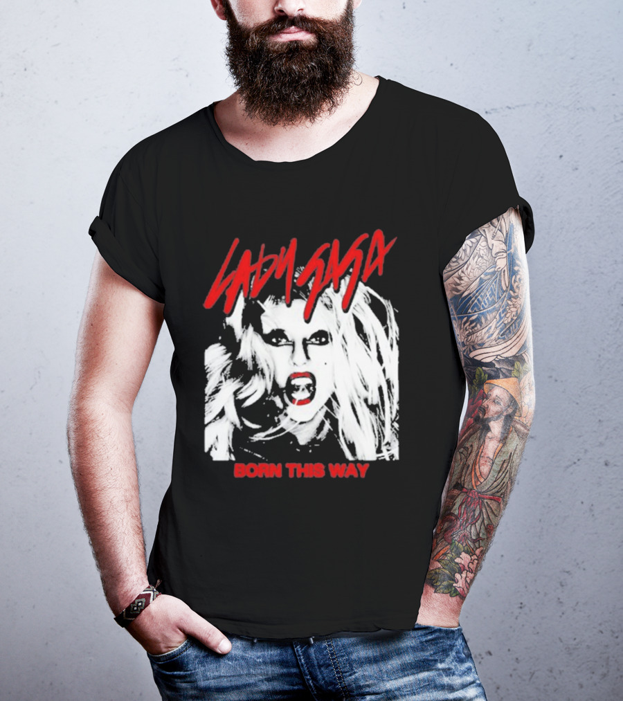Lady Gaga Born This Way Artwork T-Shirt
