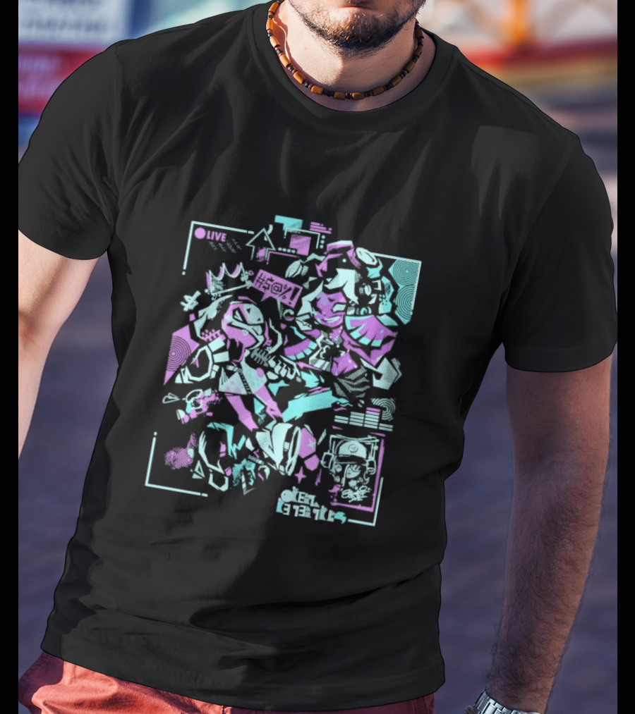 Splatoon Inspired Don't Get Cooked Gaming Art Brian Shepard T-Shirt