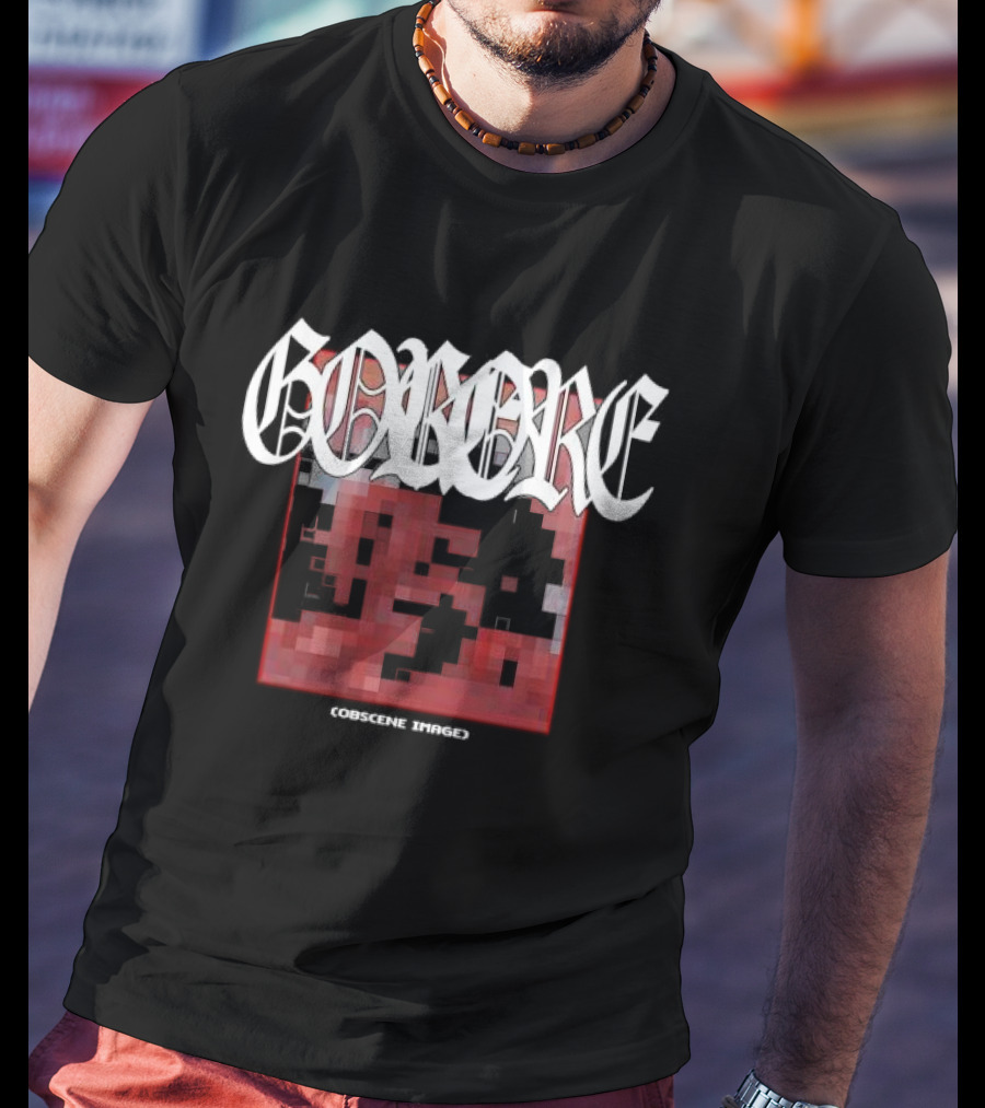 Gorecore Obscene Image Date Back T-Shirt
