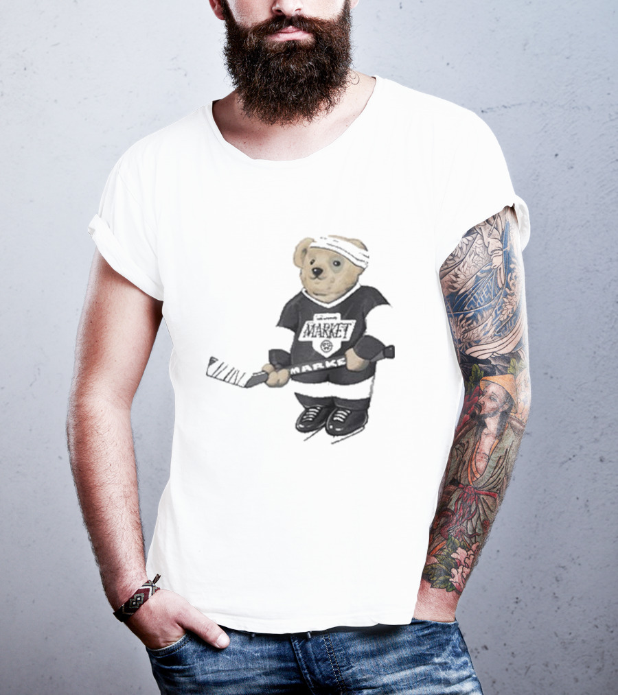 Union Market Hockey Bear T-Shirt