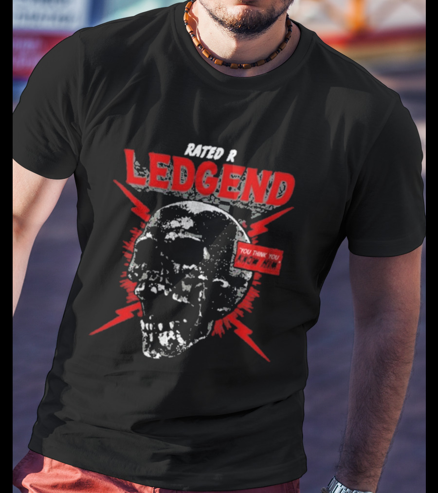 Rated R Ledgend You Think You Know Him Adam Copeland Triblend Black T-Shirt