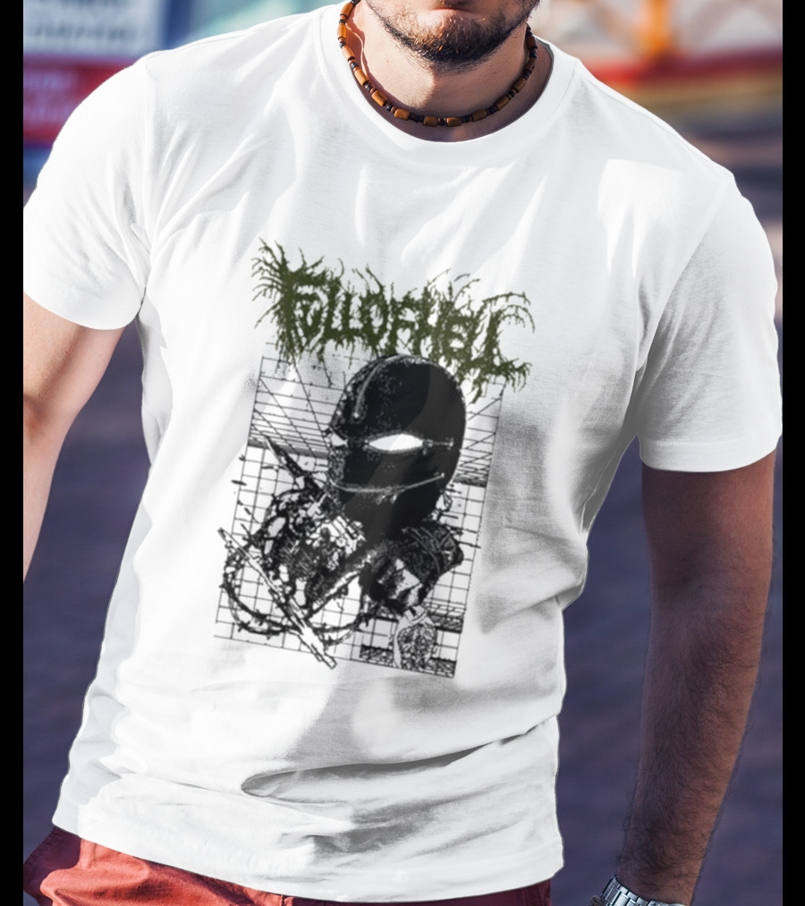 Full Of Hell Zipper Mask Brutal T-Shirt